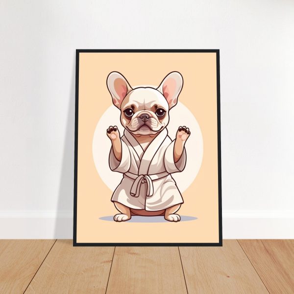 French Bulldog in Yoga Pose Poster 10