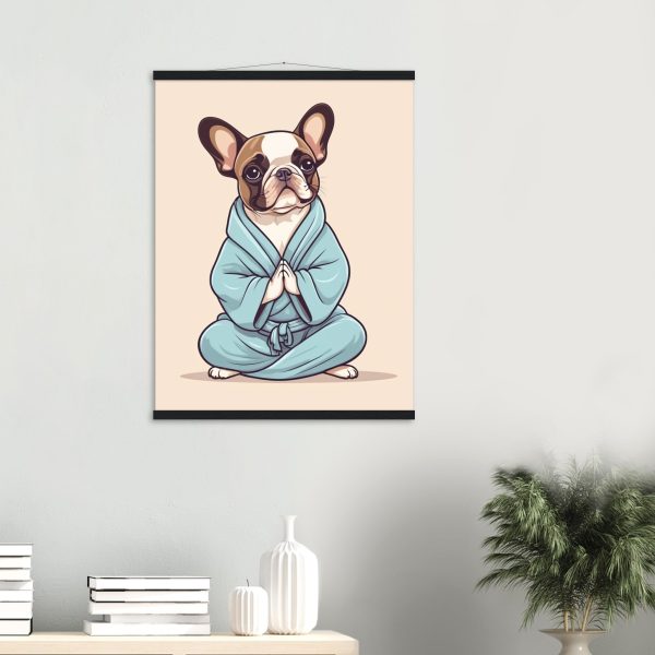 Yoga French Bulldog Puppy Poster 4