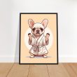 French Bulldog in Yoga Pose Poster 16