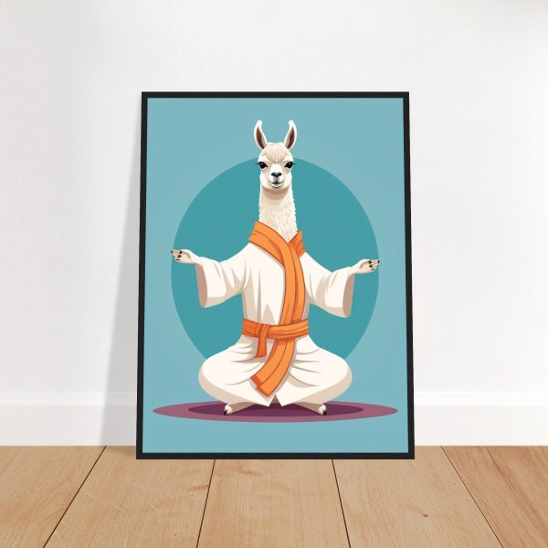 Namaste, Llama: Playful and Peaceful Yoga Poster 5