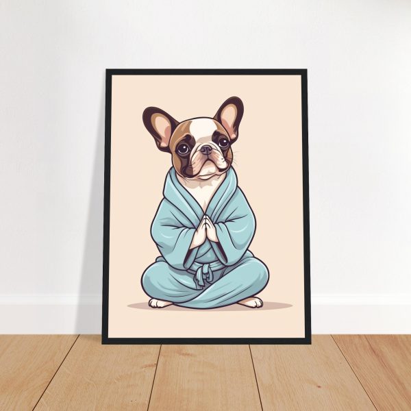 Yoga French Bulldog Puppy Poster 3