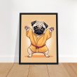 Yoga Pug Poster: A Humorous and Inspiring Wall Art 20